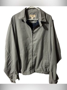 VTG E. Magrath-Men’s Golf Jacket Long Sleeve Gray Blue Checked Size XL RARE